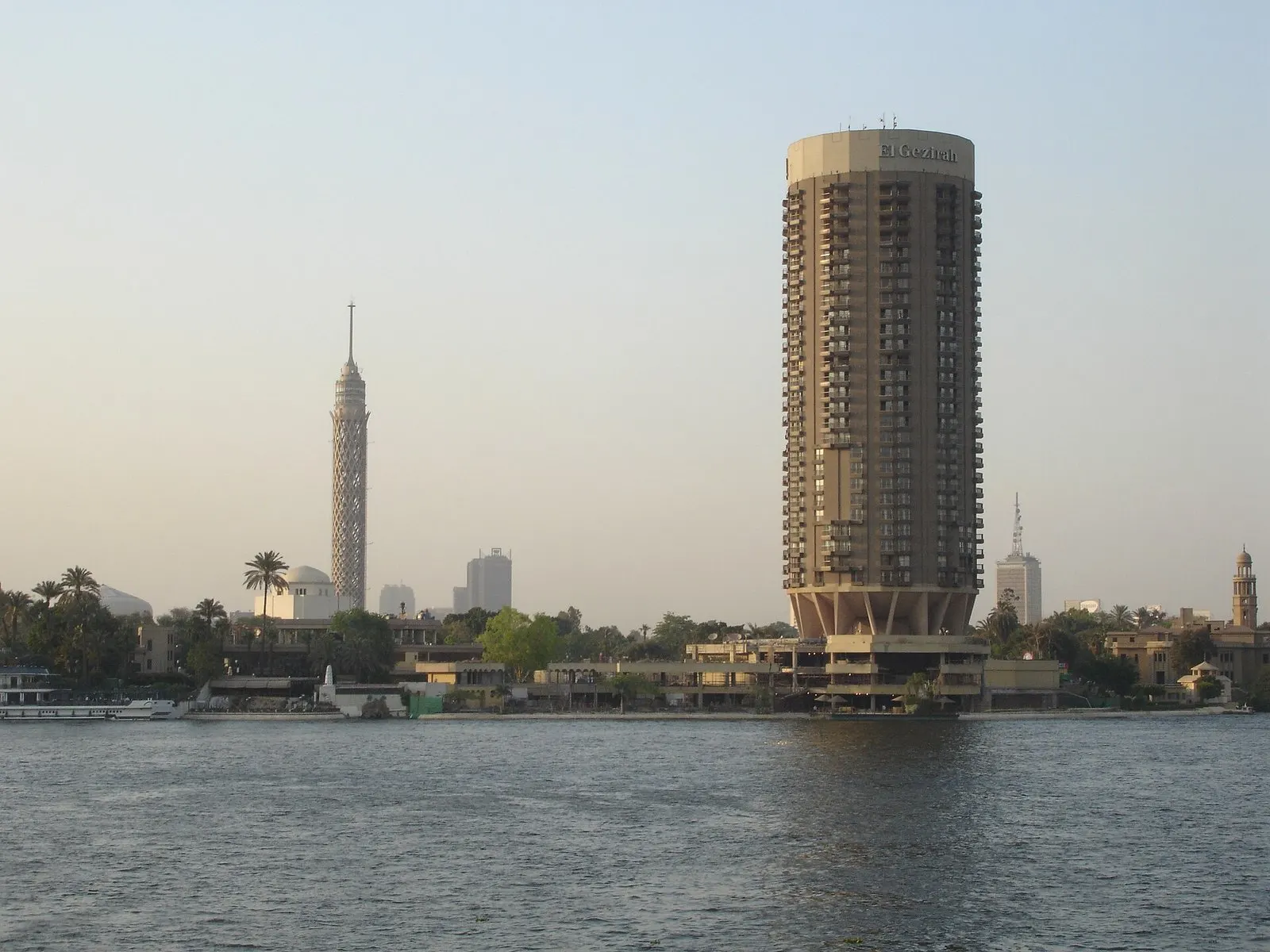 Hôtel au bord du Nil au Caire