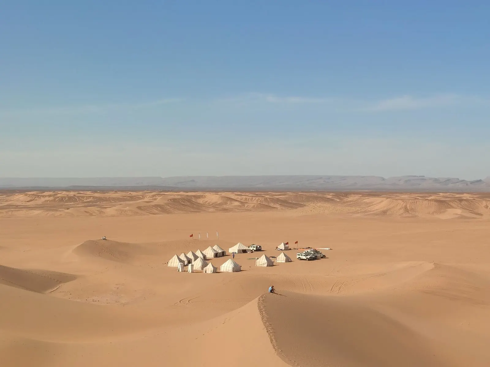 Hôtel au bord de la lagune au Dakhla