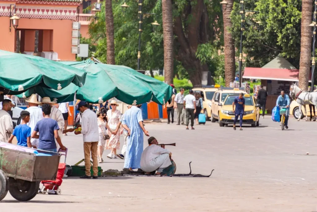 La place Jemaa el-Fna à Marrakech
