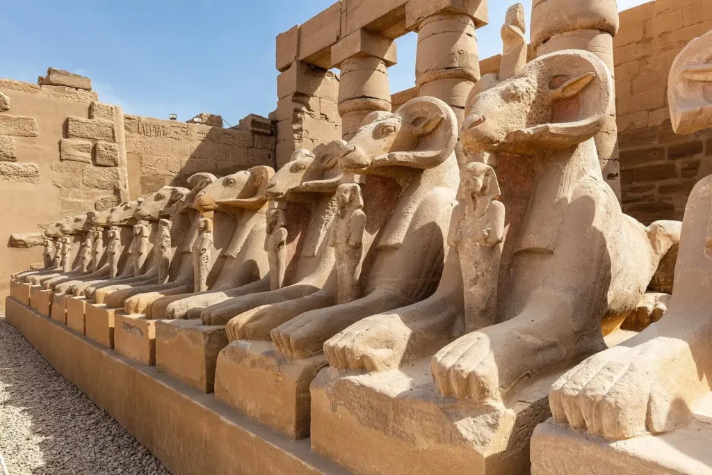 Le temple de Karnak en Égypte